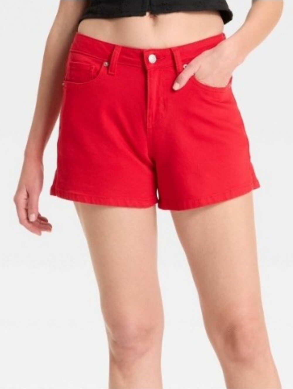 Nwt Wild Fable Red Jean Shorts